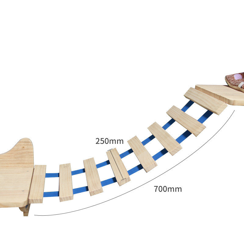 Solid Wood Wall-Mounted Cat Climbing Frame - Pet Accessories - Image 11